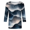 thumbnail image 5 of Women Blouse 3/4 Sleeve Petite, Elegant Blouses for Women Fashion Night Club Shirts for Women Dry Fit Summer Crop Tops for Women 2025 Trendy Generic Brand Tops for Women my orders, 5 of 5