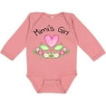 thumbnail image 3 of Inktastic Mimi's Girl- Heart Flowers Girls Long Sleeve Baby Bodysuit, 3 of 5