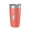 Coral, variant on Greenbriar Lake Map Tumbler Travel Mug Insulated Laser Engraved Coffee Cup Maryland 20 oz Black