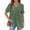 Army Green #046, variant on Womens Short Sleeve Babydoll Tops Lace Trim V Neck Cotton Linen Tunic Shirts for Women 2026 Summer Ruffled Hem Blouses Beige M