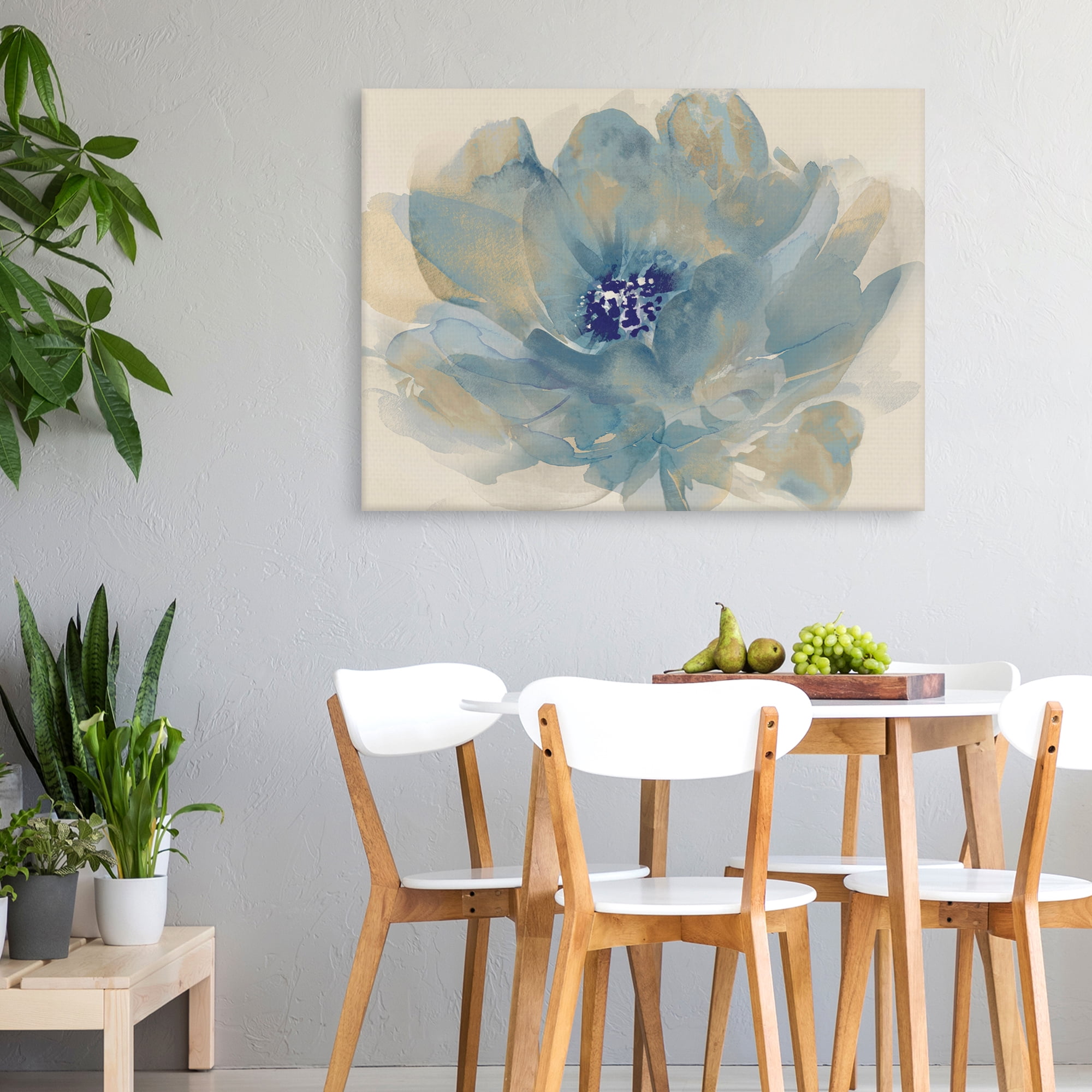 Floral Clouds Dreams by Tania Bello Canvas Art Print