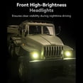 thumbnail image 3 of WPL B36-3 2.4G 1/16 Scale Remote Control Military Trailer - 6 Wheel Drive & LED Headlights, All Terrain Remote Control Car for Outdoor Adventure, Gift for Adult & Enthusiast (Army Green), 3 of 6