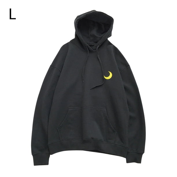 Sudadera con capucha de primavera con estampado de hombres y mujeres, suéter con capucha, abrigo, top de pareja, negro, L sidaley AP001403-21B