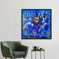 thumbnail image 3 of Abstract Canvas Art, Modern Canvas, African Canvas Art, Three Black Women, Abstract Woman Artwork, Black Woman Printed, Canvas Wall Decor - Gallery Wrapped, 3 of 5