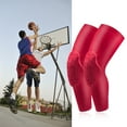 thumbnail image 2 of Sports Knee Pad Breathable Basketball Knee Sleeve Honeycomb Protection Bumper Brace Kneelet Protective Knee Pad-Red,XL, 2 of 8