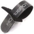 thumbnail image 3 of WWS-Cable Management 100 Pack Reusable Fasterning Cable Ties Cable Strap Microfiber - 4" (10cm), 3 of 4
