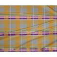 thumbnail image 4 of oneOone Polyester Lycra Fabric Madras Check Print Sewing Fabric BTY 56 Inch Wide, 4 of 4