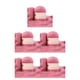 thumbnail image 3 of Bearachild 50g 20g Bufandas Tejer a mano Juego de bolas de hilo Sombrero Calcetines Kit de hilo de ganchillo 2 hilos Suministros de tejido de Rosado melocotón oscuro 5Conjunto, 3 of 6