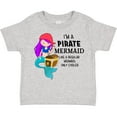 thumbnail image 3 of Inktastic I'm a Pirate Mermaid-like a Regular Mermaid, Only Cooler Boys or Girls Toddler T-Shirt, 3 of 5