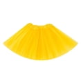 thumbnail image 4 of Tulle Skirt,Girls Tutu Skirt with Elastic Waistband Layered Net Tulle Dance Skirt for Birthday Party Princess Dress Up Play Celebration,Tutu for Girls,Yellow,3-8 Years, 4 of 4
