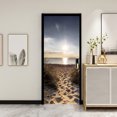 thumbnail image 2 of StyleR 77x200cm Etiqueta de Puerta 3D Bodega Foto Mural Trompe l'oeil Calcomanías de Pared PVC Papel Pintado Impermeable para Dormitorio Baño Cocina Decoración Pegatinas de Puerta brillar Electrónica, 2 of 5