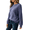 Navy, variant on TKKCS Womens Ribbed Long Sleeve Pullover Top Regular Fit Casual Crew Neck Soft Stretch Basic Blouse Gray XL