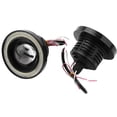 thumbnail image 5 of 2Pcs Car Universal 3.5 Inch Cob Angel Eye Fog Lights Headlights Running Lights White, 5 of 5