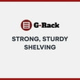 thumbnail image 3 of G-Rack Garage Shelving Unit, Heavy-Duty Galvanized Steel, 71" H x 47" L x 16" W, 3 of 5