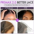 thumbnail image 4 of LUVME 18" PreMax 2.0 Wigs Nature Max Yaki Straight Ear-to-ear Glueless 13x5 Frontal HD Lace C Part Wig for Women, 4 of 10