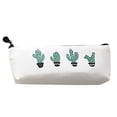 thumbnail image 1 of Riwesomey Estuche para lápices de lona con flores de cactus, caja para cosméticos, maquillaje, monedas, bolsa Artesanía, 1 of 6
