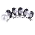 thumbnail image 2 of Perno de Cristal de Sopa Del Pájaro Recién Nacido de material per Del Rhinestone Del Hugo Broche de cristal de aves, 2 of 10