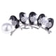 thumbnail image 2 of Mujeres Niñas Perla Mariposa Rhinestone Pin Broche Joyería Blanco negro, 2 of 9