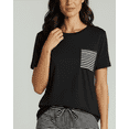thumbnail image 2 of 2 Pack Women's Pajama Set Shorts Lounge PJ Short Sleeve Two Piece Matching, 2 of 3