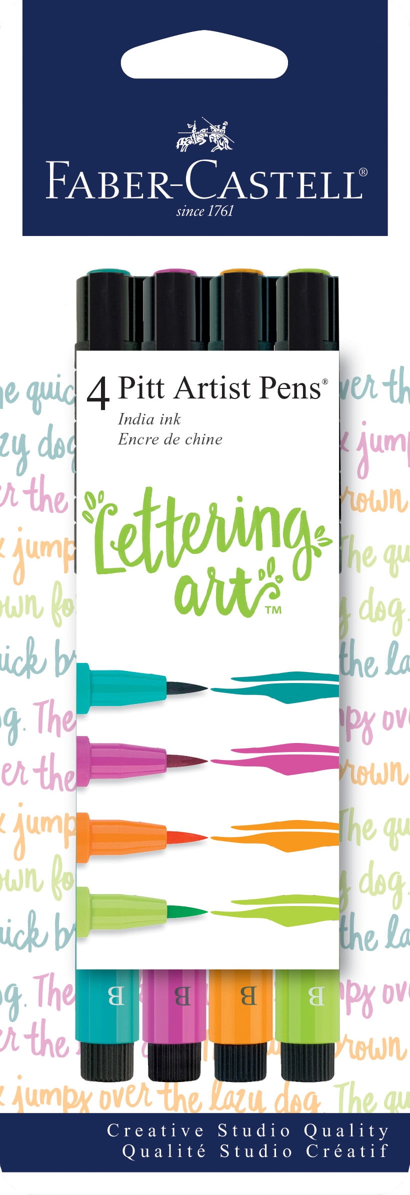 FaberCastell Pitt Artist Pens Lettering Set, Brights