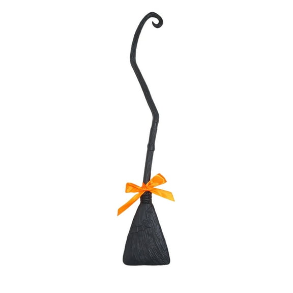 WEGFTDUOP Halloween Decoration 35 Inch Halloween Witch Brooms - Comes With Ribbon Witch Brooms - Costume Party/Photostudio Accessories - Halloween DecorationsHalloween Indoor Outdoor Decoration