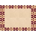 thumbnail image 1 of Ahgly Company Indoor Rectangle Patterned Golden Blonde Gold Area Rugs, 8' x 10', 1 of 6
