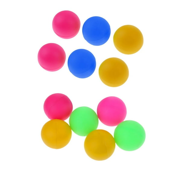 jinwen 12 Pcs Beach Table Tennis Balls Beer Pong Colorful Cat Balls Color C