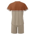 thumbnail image 6 of Track Suits Mens Crew Neck Short Sleeve Lightweight Shirts Short Pants Sets Men's Fashion Comfy Casual Leisure Outdoor Sports Suit Set, 6 of 6
