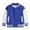 Blue, variant on Kids Color Block Baseball Jacket, Long Sleeve Autumn Spring Coat for Boys and Girls, Casual Top Clothes,Size:3-4 Years