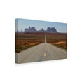 thumbnail image 2 of Trademark Fine Art 'Road To Monument Valley' Canvas Art by American School, 2 of 4