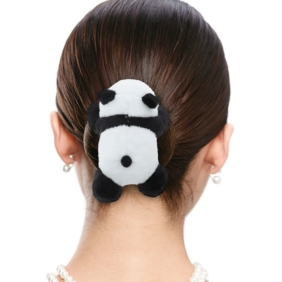 YSNOOWE Panda Hair Rope 1Pack for Girls and Kids Multi Color for and Daily Use