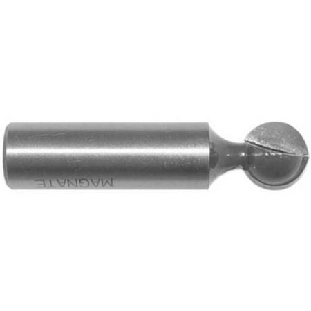 

Magnate 2502 Plunge Ball End Carbide Tipped Router Bit — 1/2 Cutting Diameter; 1/2 Cutting Length; 1/2 Shank Diameter; 1/4 Radius; 1-1/2 Shank Length; 2 Flute