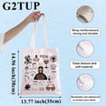thumbnail image 2 of G2TUP Hip Hop Singer Tote Bag Singer Album Fans Gift Singer Musical Concert Shoulder Bag Singer Song Merchandise, 2 of 7