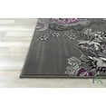 thumbnail image 4 of Handcraft Rugs - Purple/Gray/Silver/Black/Abstract Area Rug Modern Contemporary Flower-patterned Design, 4 of 7