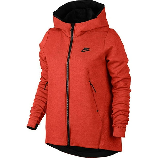 Nike - Nike Sportswear Tech Fleece Full Zip Women's Hoodie Max Orange ...