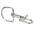 thumbnail image 4 of Single Ended Snap Clips, Swivel Eye  Snap Single-head  -rust 360 Rotatation Eye  Snap Hooks Wear-  For Kayak Boat Paddle Leash, 4 of 8