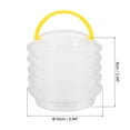 thumbnail image 2 of Uxcell 3.5" x 3.9" Cuenca de Cepillo, Cubo de Limpieza de Pinceles, Transparente, 2 of 5