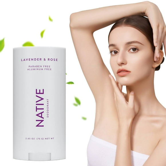 Native 72 Hour Odor Control Deodorant - Aluminum Free, Baking Soda, Coconut Oil & Shea Butter, Lavender Rose Scent, Natural Deodorant for Men and Women, Long-Lasting Odor Protection, 3.4 fl oz