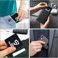 thumbnail image 7 of RFID Blocking Card, Ultra Thin Black Credit Card Protector & Bankcards Protector, NFC Contactless Bank Debit Credit Card Protector ID ATM Guard Card Blocker for Men & Women, Black, 7 of 7
