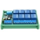 thumbnail image 2 of Placa de expansión PLC de relé RS485 de 12V y 8 canales para Control remoto de protocolo RTU (R4D8A08 R avec botier pour rail DIN), 2 of 8