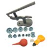 Practical Watch Back Case Opener Press Fitting Tool Kit+ Knife + Blower