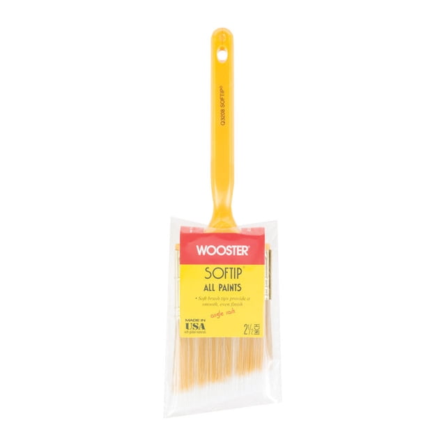 Brocha para moldear Wooster Softip, 6,35 cm, ángulo, mezcla sintética