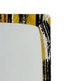 thumbnail image 3 of Ambesonne Modern Fitted Sheet, Grunge Art Brushstrokes, Twin Size, Earth Yellow Black, 3 of 3