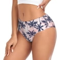 thumbnail image 2 of Fotbe Tropics Palm Trees Calzones Estampados para Mujer – Ropa Interior de Algodón, Cómoda, Suave y Elástica-X-Large, 2 of 6
