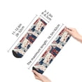 thumbnail image 2 of Uemuo Marine Sailing Printed Crew Socks, Moisture-Wicking Socks, Athletic Socks for Men Breathable Cushion Socks Casual Sport Socks for Running Traveling, 2 of 6
