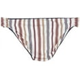 thumbnail image 3 of Jessica Simpson SAUCE Side Shirred Tribal Striped Bikini Swim Bottom, US Small, 3 of 3