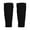 Black, variant on Kids Calf Socks with Protective Leg Sleeves Sweat Wicking No-Foot Design for Sports Activities,12-18 Years