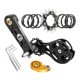 thumbnail image 5 of Kit de conversión de bicicleta de montaña de una sola velocidad, accesorios de ciclismo portátiles de aluminio Negro 16T, 5 of 9