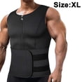 thumbnail image 1 of Chaleco De Sauna De Neopreno con Cinturón Adelgazante Corsé De Fitness Chaleco De Sudor con Efecto Sauna Fajas Chaleco De Sudor Fajas Top Adelgazante Cintura Sellada Negro XL, 1 of 6