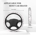 thumbnail image 5 of Balery Steering Wheel Covers Alpacas And Hearts Elastic Skidproof Steering Wheel Protective Cover Case Fit Universal Auto Accessories Decor, 5 of 8